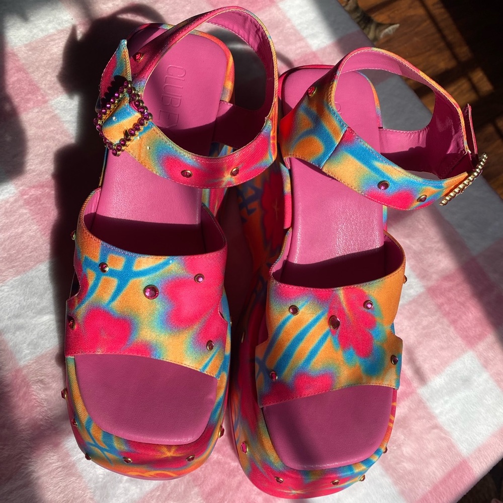 Club exx tropical platform sandal - Picture 2 of 5
